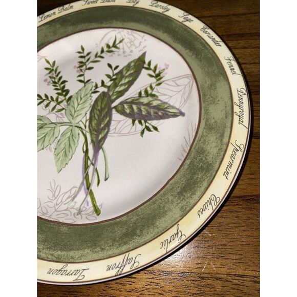 American Atelier BOUQUET GARNI BUTTERNUT 5075 "Sage Fennel" Salad Plate - Picture 2 of 6